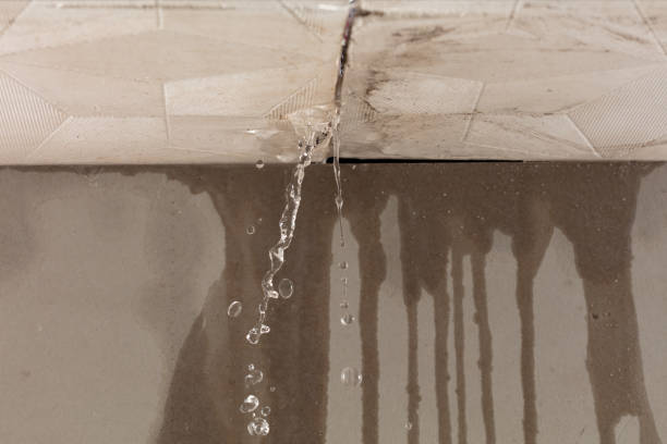 Professional Burst Pipe Cleanup technician working in Grasston, MN